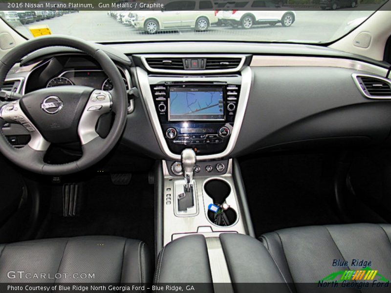 Dashboard of 2016 Murano Platinum