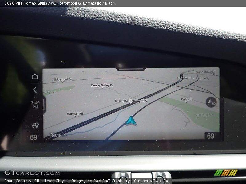 Stromboli Gray Metallic / Black 2020 Alfa Romeo Giulia AWD