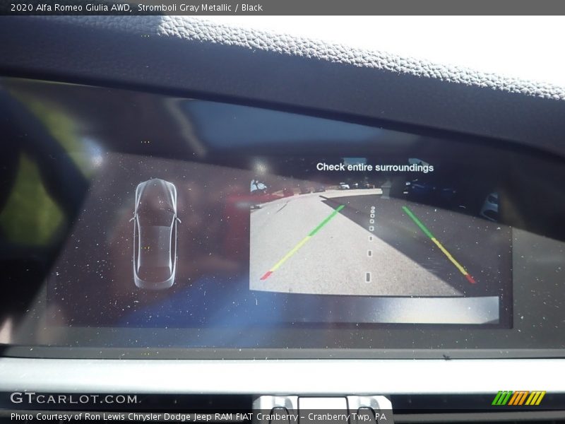 Stromboli Gray Metallic / Black 2020 Alfa Romeo Giulia AWD