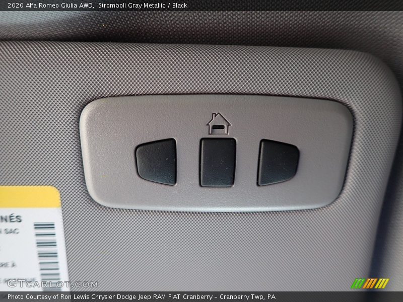Stromboli Gray Metallic / Black 2020 Alfa Romeo Giulia AWD