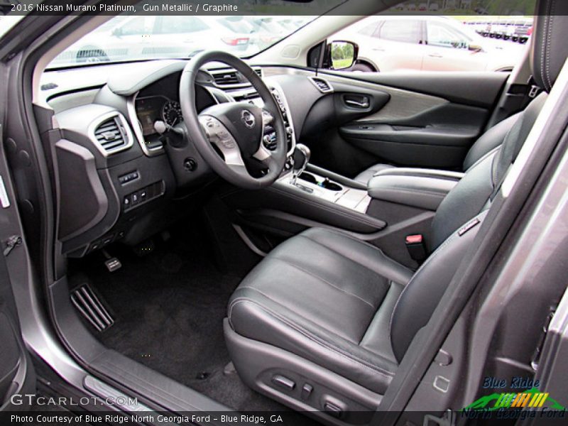 Front Seat of 2016 Murano Platinum