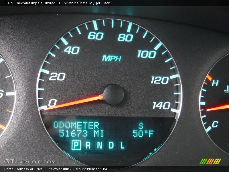 Silver Ice Metallic / Jet Black 2015 Chevrolet Impala Limited LT