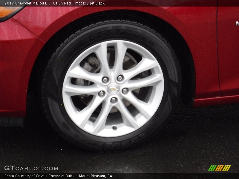 Cajun Red Tintcoat / Jet Black 2017 Chevrolet Malibu LT