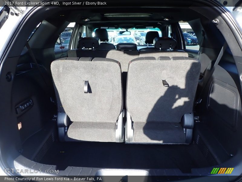 Ingot Silver / Ebony Black 2017 Ford Explorer Sport 4WD