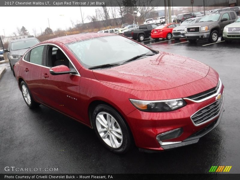 Cajun Red Tintcoat / Jet Black 2017 Chevrolet Malibu LT