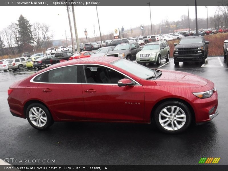 Cajun Red Tintcoat / Jet Black 2017 Chevrolet Malibu LT