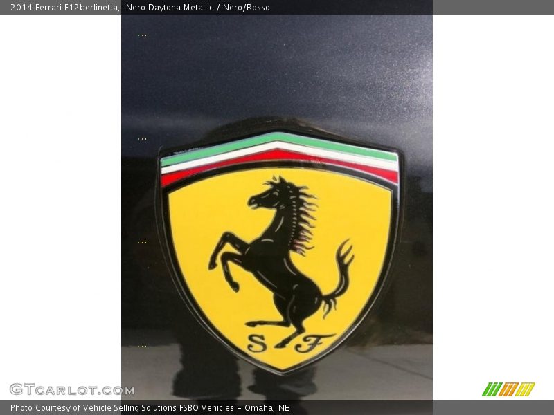 Nero Daytona Metallic / Nero/Rosso 2014 Ferrari F12berlinetta