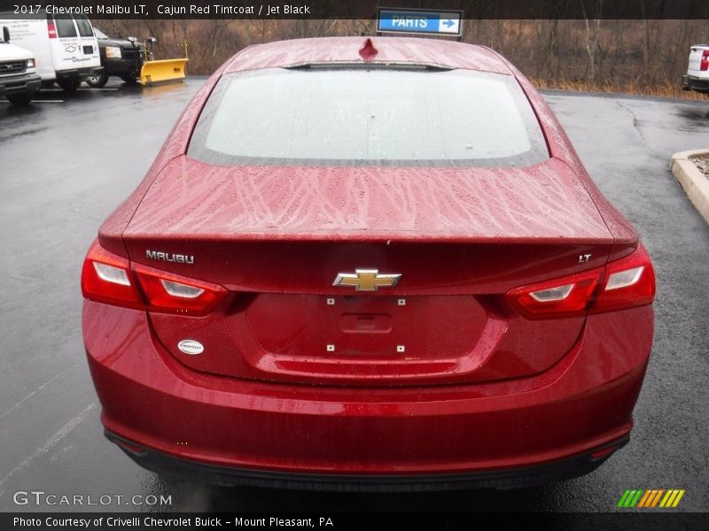 Cajun Red Tintcoat / Jet Black 2017 Chevrolet Malibu LT