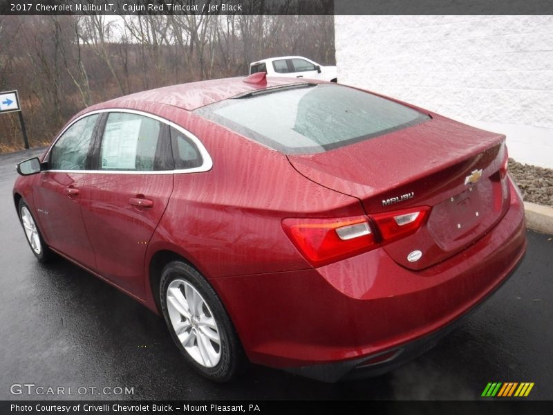 Cajun Red Tintcoat / Jet Black 2017 Chevrolet Malibu LT