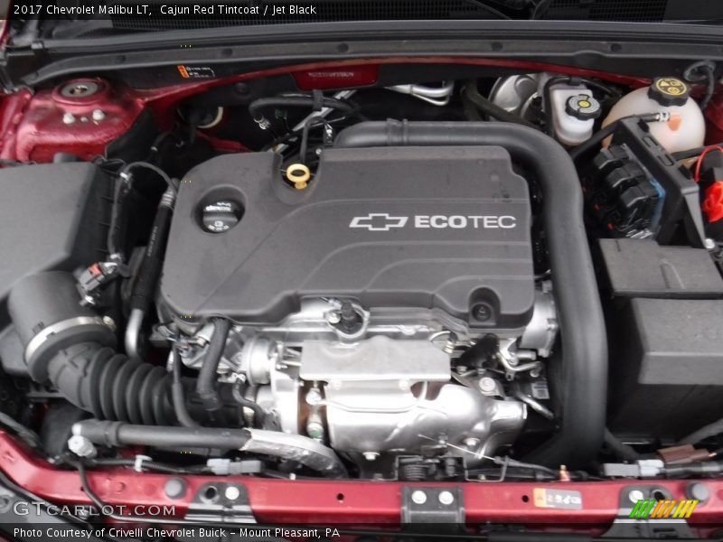 Cajun Red Tintcoat / Jet Black 2017 Chevrolet Malibu LT