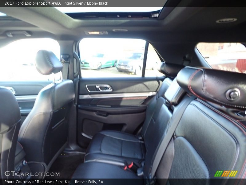 Ingot Silver / Ebony Black 2017 Ford Explorer Sport 4WD