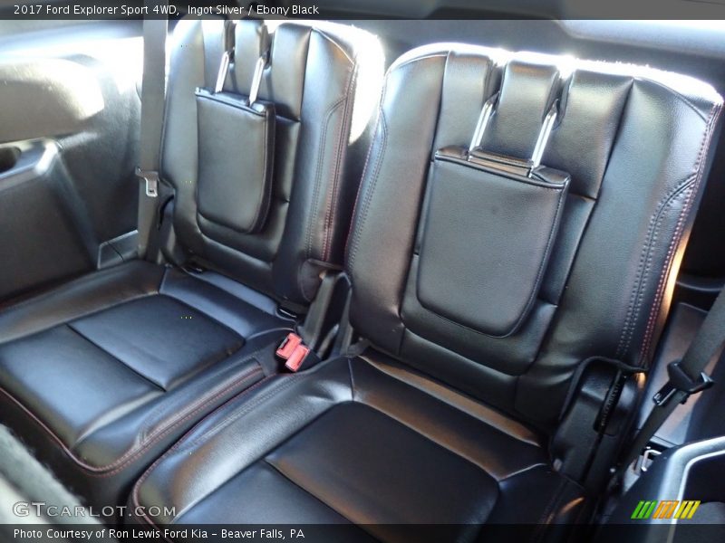 Ingot Silver / Ebony Black 2017 Ford Explorer Sport 4WD