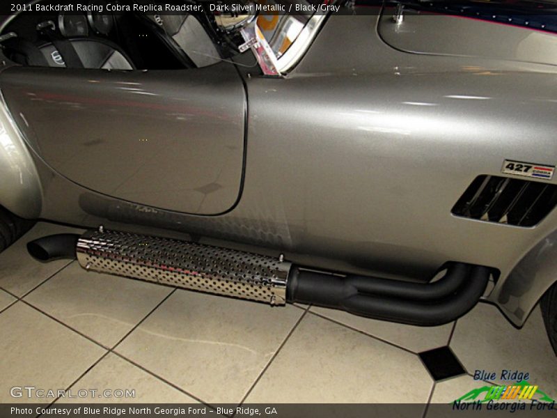 Dark Silver Metallic / Black/Gray 2011 Backdraft Racing Cobra Replica Roadster
