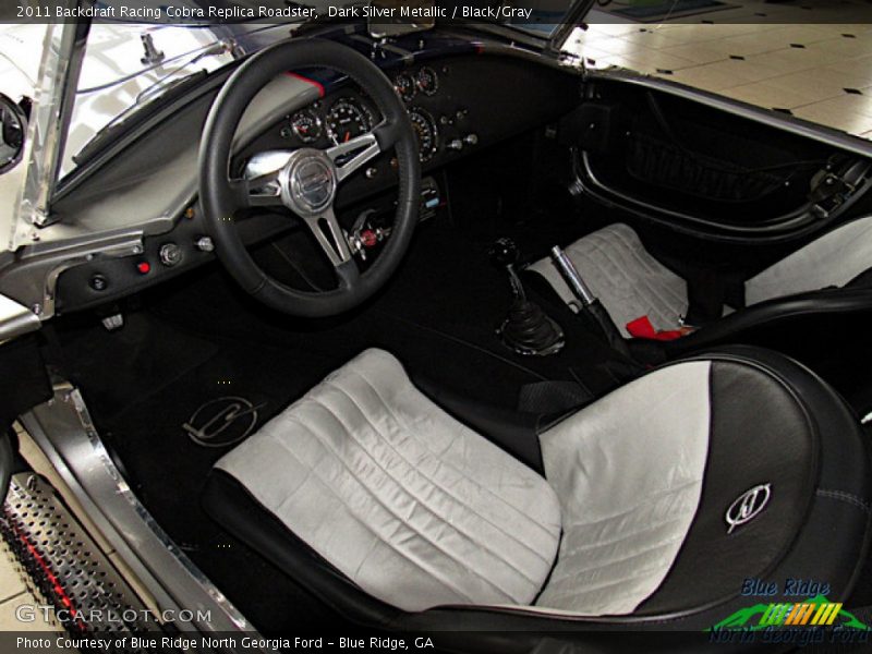  2011 Cobra Replica Roadster Black/Gray Interior
