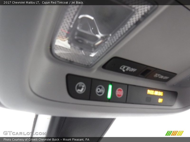Cajun Red Tintcoat / Jet Black 2017 Chevrolet Malibu LT