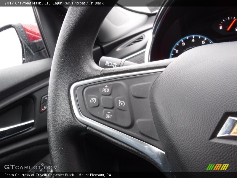 Cajun Red Tintcoat / Jet Black 2017 Chevrolet Malibu LT