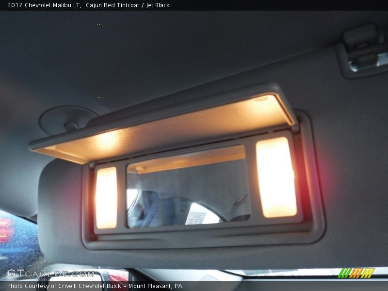 Cajun Red Tintcoat / Jet Black 2017 Chevrolet Malibu LT