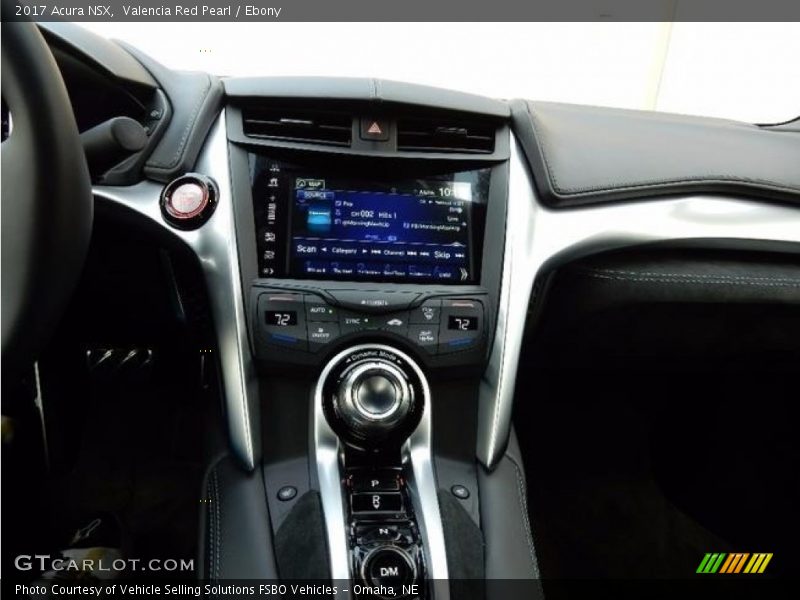 Controls of 2017 NSX 
