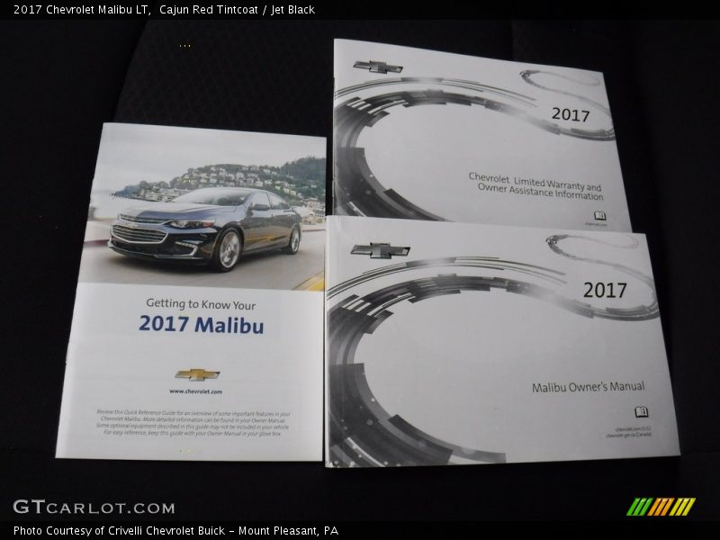 Cajun Red Tintcoat / Jet Black 2017 Chevrolet Malibu LT