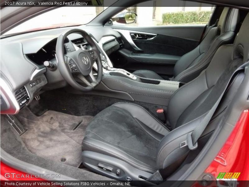 Front Seat of 2017 NSX 