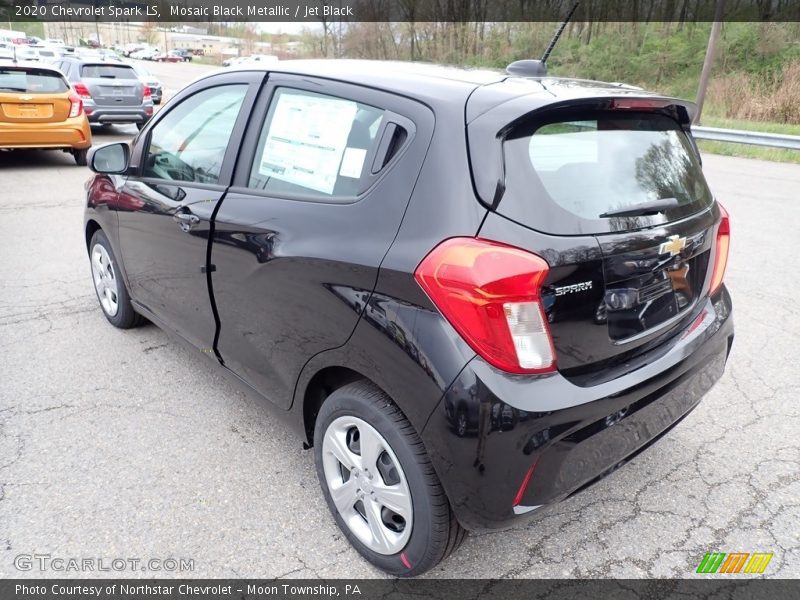 Mosaic Black Metallic / Jet Black 2020 Chevrolet Spark LS