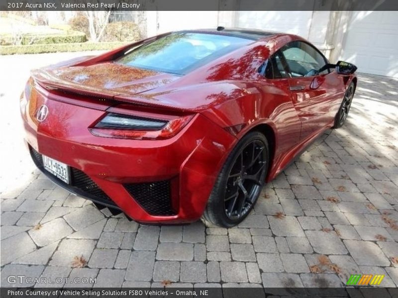 Valencia Red Pearl / Ebony 2017 Acura NSX