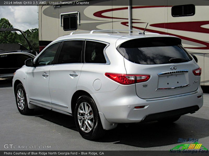Liquid Platinum / Graphite 2014 Infiniti QX60 3.5 AWD