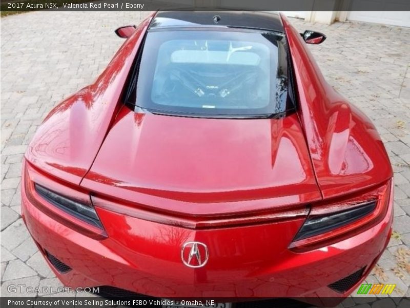 Valencia Red Pearl / Ebony 2017 Acura NSX