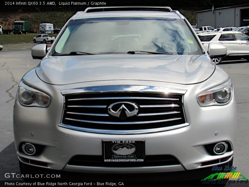 Liquid Platinum / Graphite 2014 Infiniti QX60 3.5 AWD