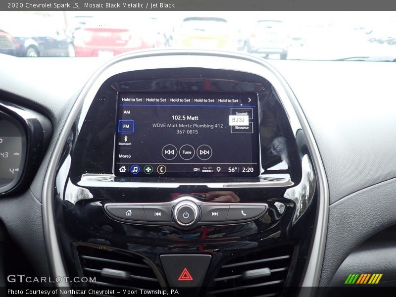 Mosaic Black Metallic / Jet Black 2020 Chevrolet Spark LS