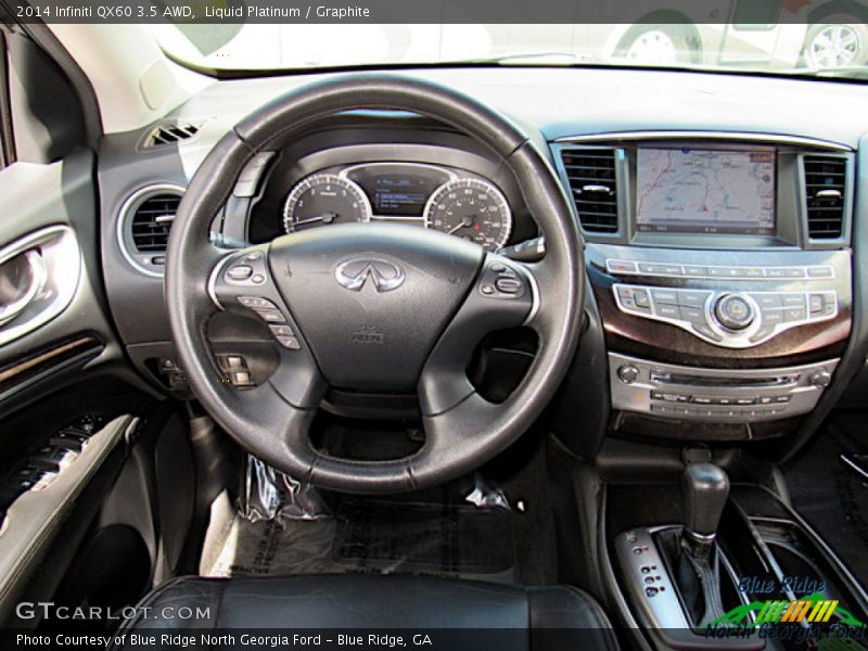 Liquid Platinum / Graphite 2014 Infiniti QX60 3.5 AWD