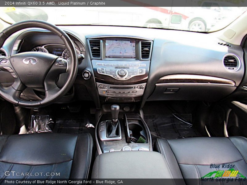 Liquid Platinum / Graphite 2014 Infiniti QX60 3.5 AWD