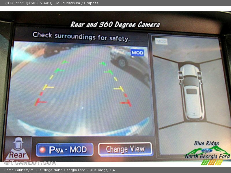 Liquid Platinum / Graphite 2014 Infiniti QX60 3.5 AWD