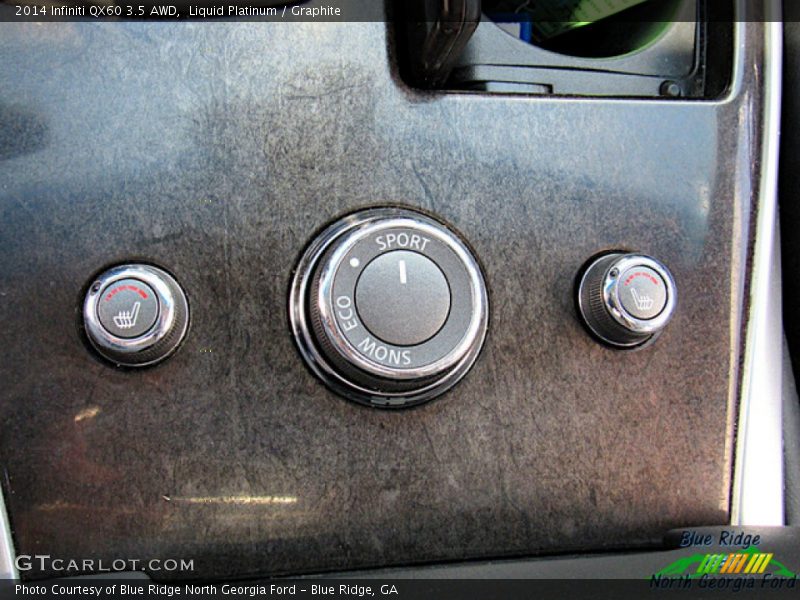 Liquid Platinum / Graphite 2014 Infiniti QX60 3.5 AWD
