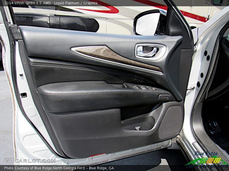 Liquid Platinum / Graphite 2014 Infiniti QX60 3.5 AWD