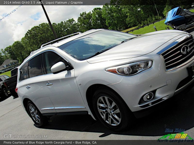 Liquid Platinum / Graphite 2014 Infiniti QX60 3.5 AWD