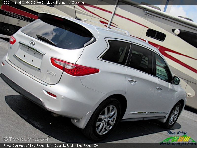 Liquid Platinum / Graphite 2014 Infiniti QX60 3.5 AWD