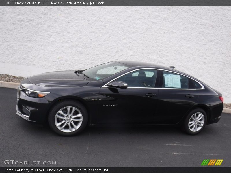Mosaic Black Metallic / Jet Black 2017 Chevrolet Malibu LT