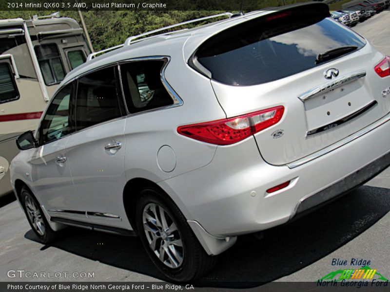 Liquid Platinum / Graphite 2014 Infiniti QX60 3.5 AWD