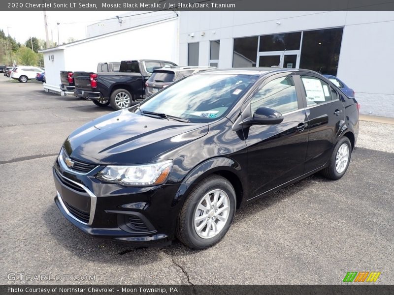 Mosaic Black Metallic / Jet Black/Dark Titanium 2020 Chevrolet Sonic LT Sedan