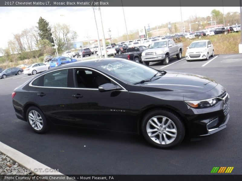 Mosaic Black Metallic / Jet Black 2017 Chevrolet Malibu LT