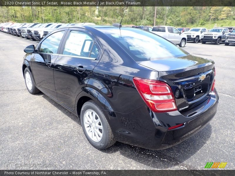 Mosaic Black Metallic / Jet Black/Dark Titanium 2020 Chevrolet Sonic LT Sedan