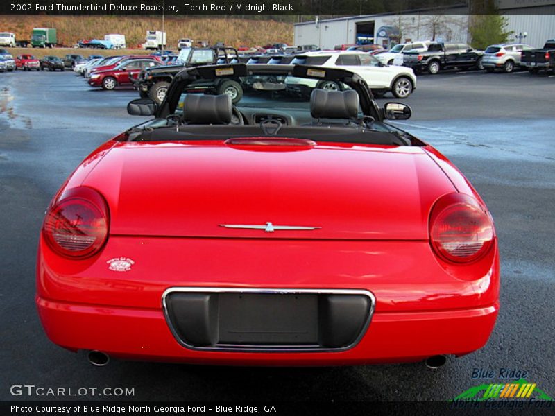 Torch Red / Midnight Black 2002 Ford Thunderbird Deluxe Roadster