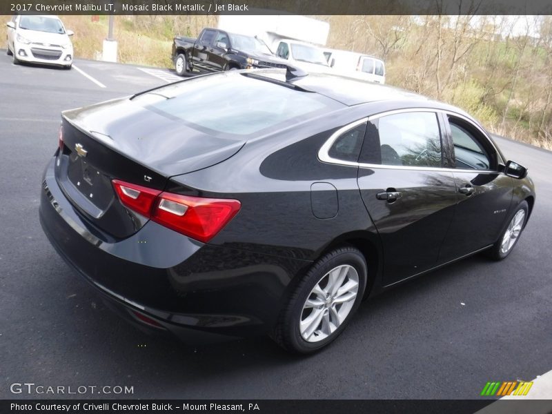 Mosaic Black Metallic / Jet Black 2017 Chevrolet Malibu LT