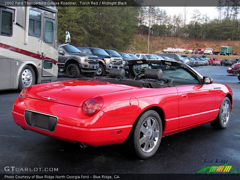 Torch Red / Midnight Black 2002 Ford Thunderbird Deluxe Roadster