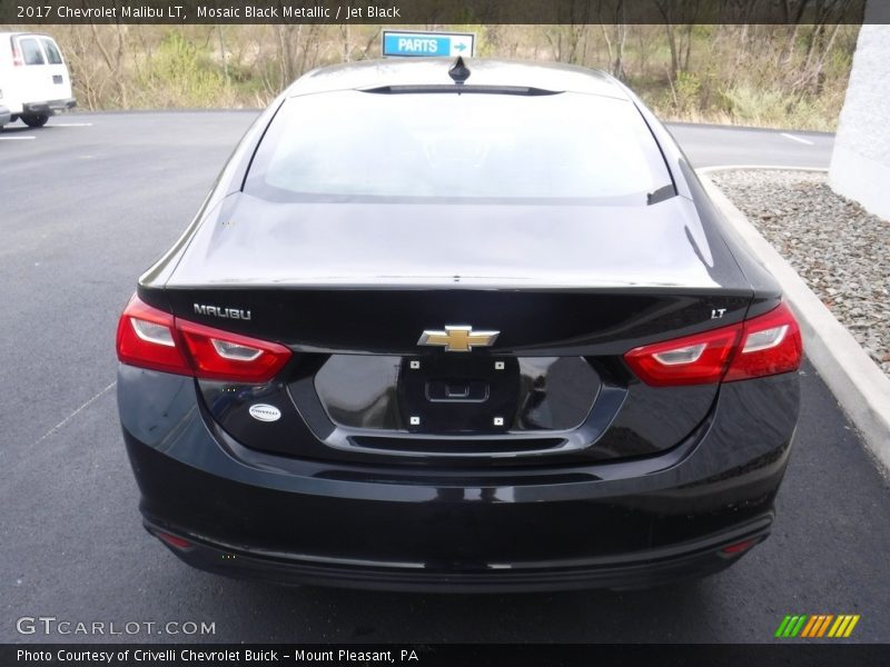 Mosaic Black Metallic / Jet Black 2017 Chevrolet Malibu LT