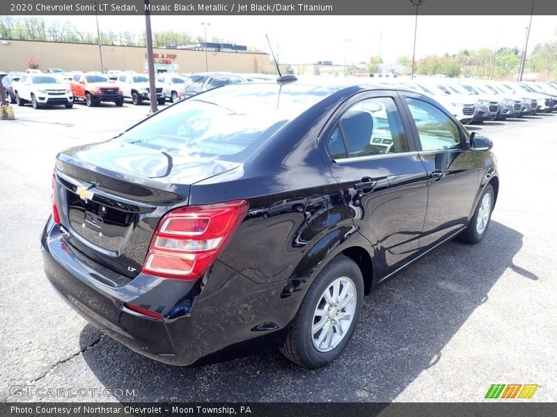 Mosaic Black Metallic / Jet Black/Dark Titanium 2020 Chevrolet Sonic LT Sedan