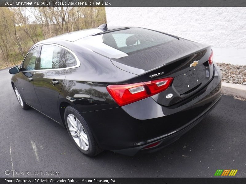 Mosaic Black Metallic / Jet Black 2017 Chevrolet Malibu LT