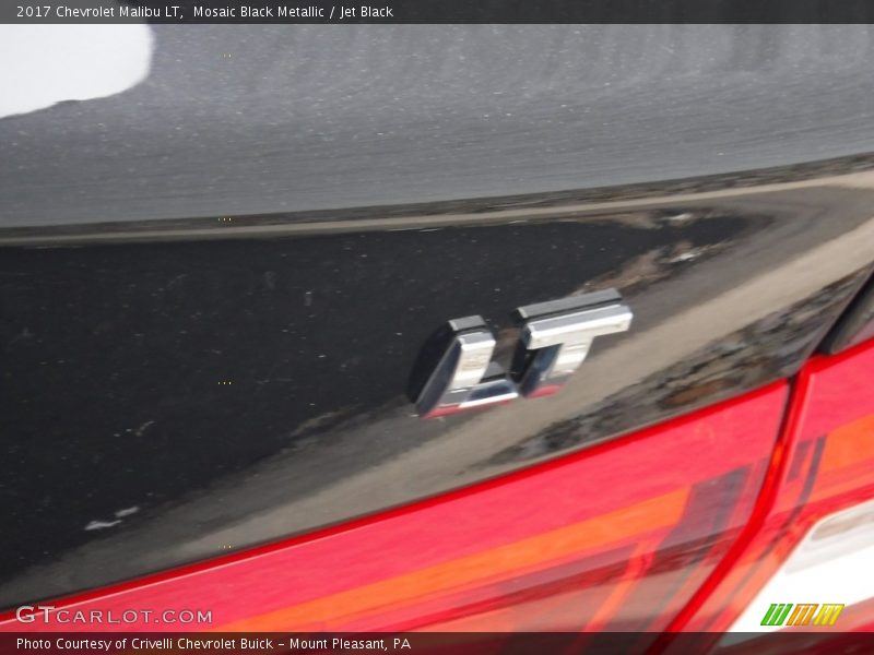 Mosaic Black Metallic / Jet Black 2017 Chevrolet Malibu LT