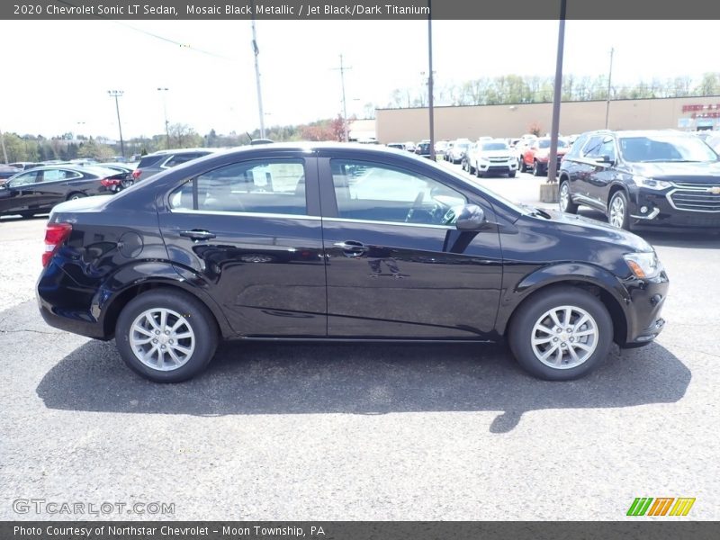 Mosaic Black Metallic / Jet Black/Dark Titanium 2020 Chevrolet Sonic LT Sedan